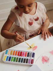 Aquarellfarben in der Dose - Safari