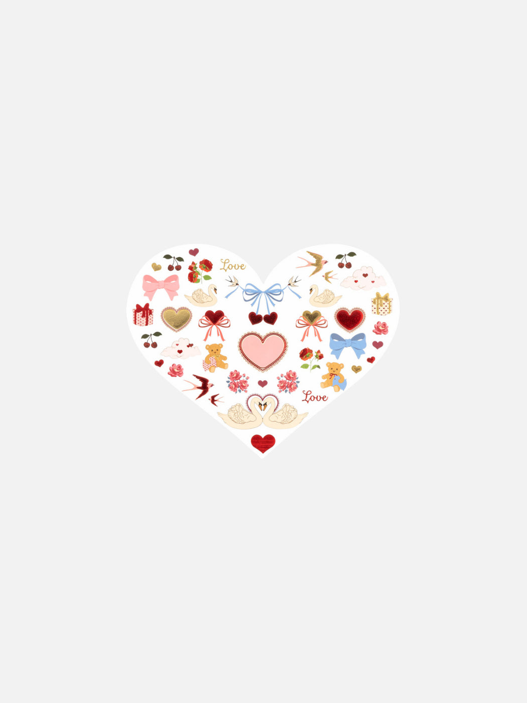 Temporäre Tattoos zum Valentinstag