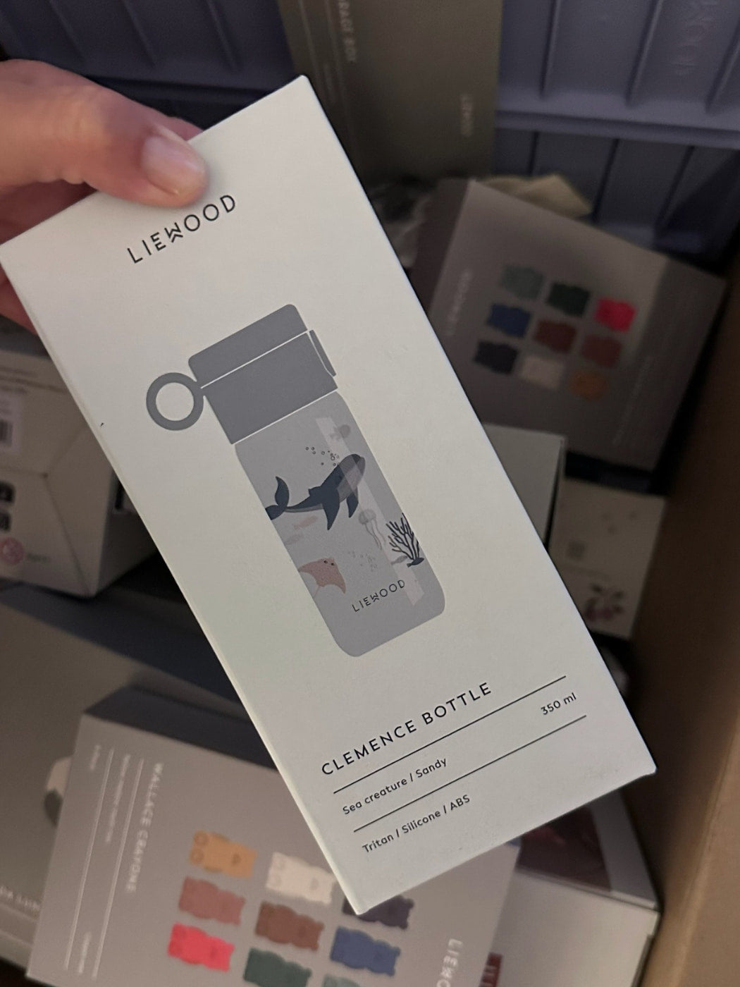 Clemence Water Bottle - Sea Creatures