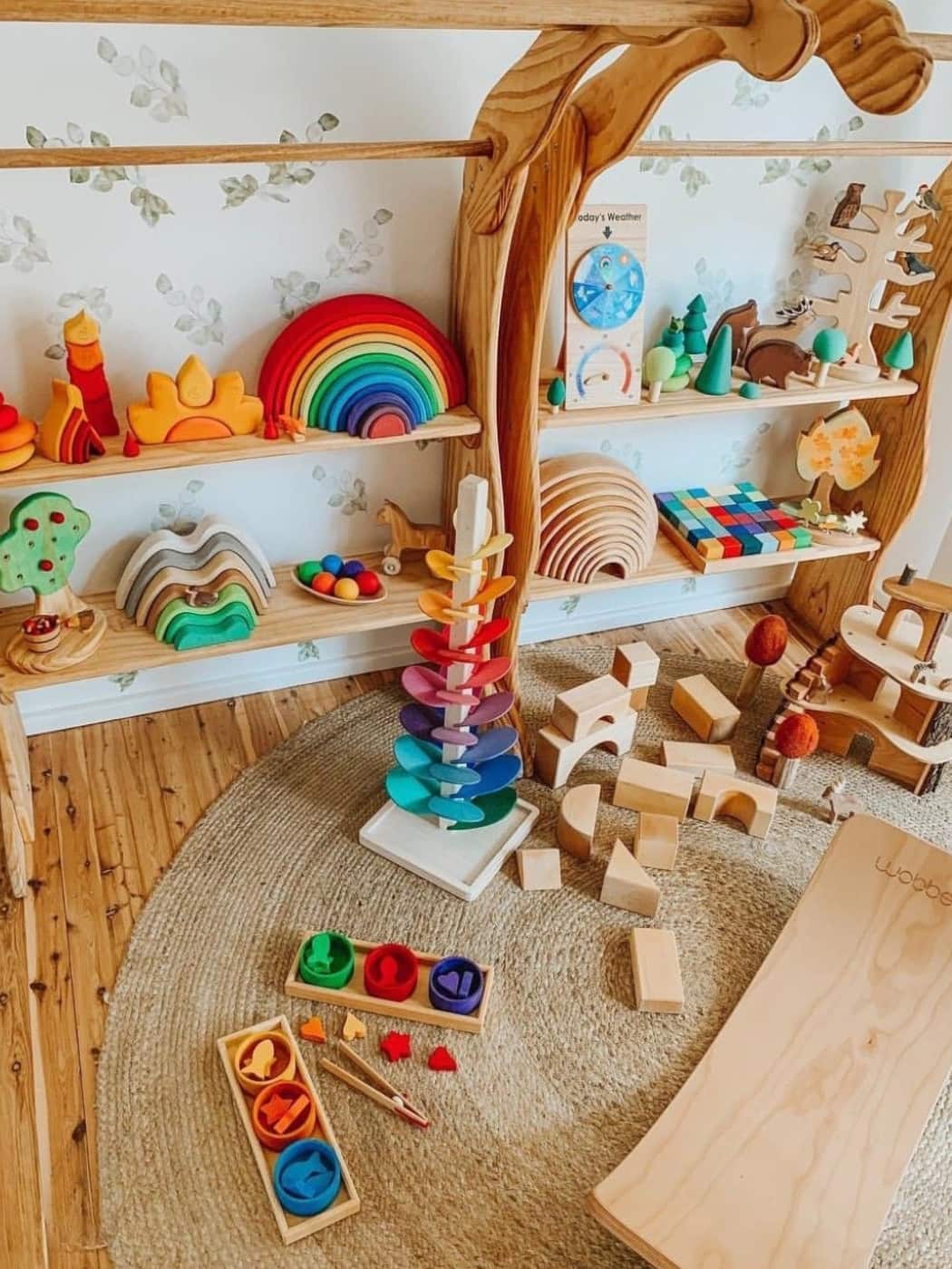 Musical Rainbow Marble Tree