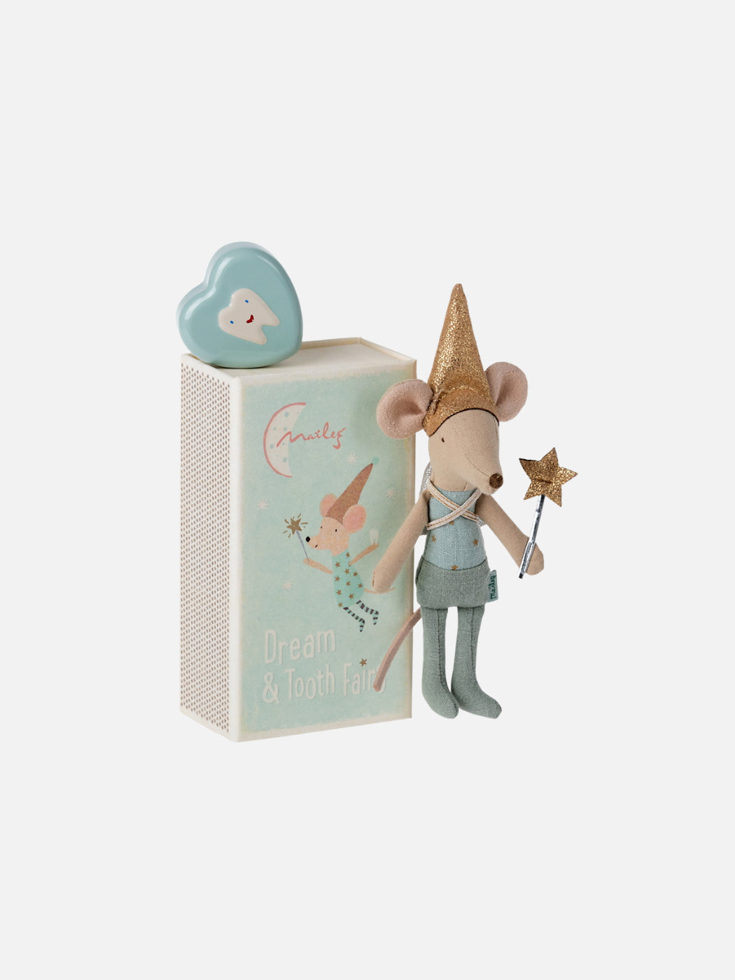 Mouse Tooth Fairy in Box - Blue