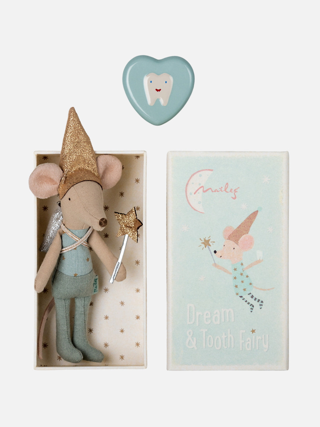 Mouse Tooth Fairy in Box - Blue