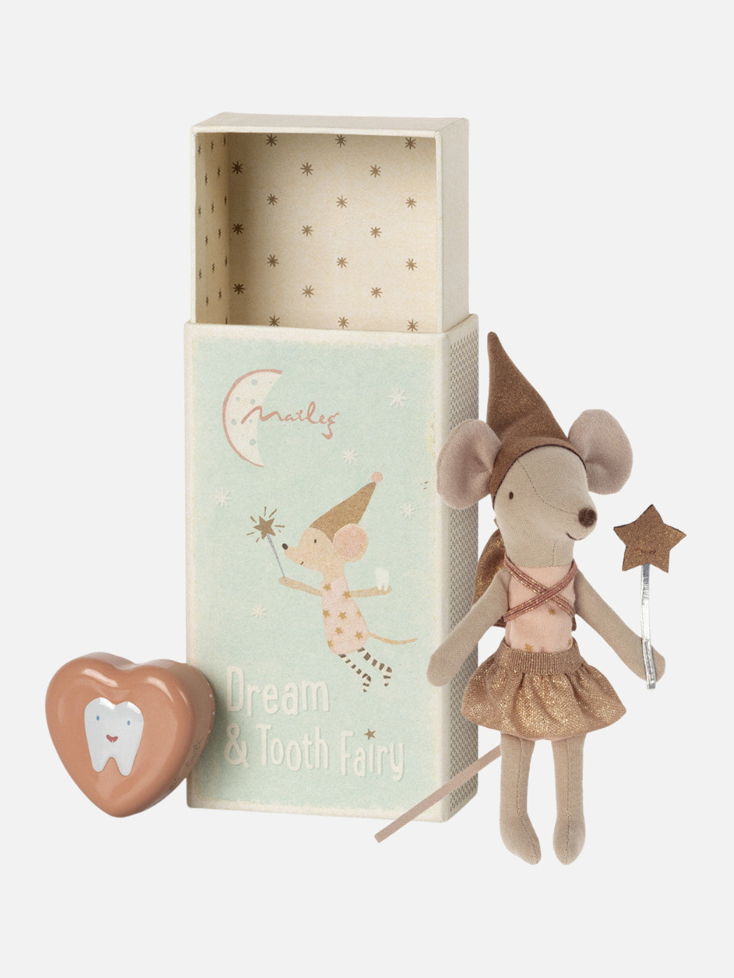 Tooth Fairy Mouse in Box - Pink