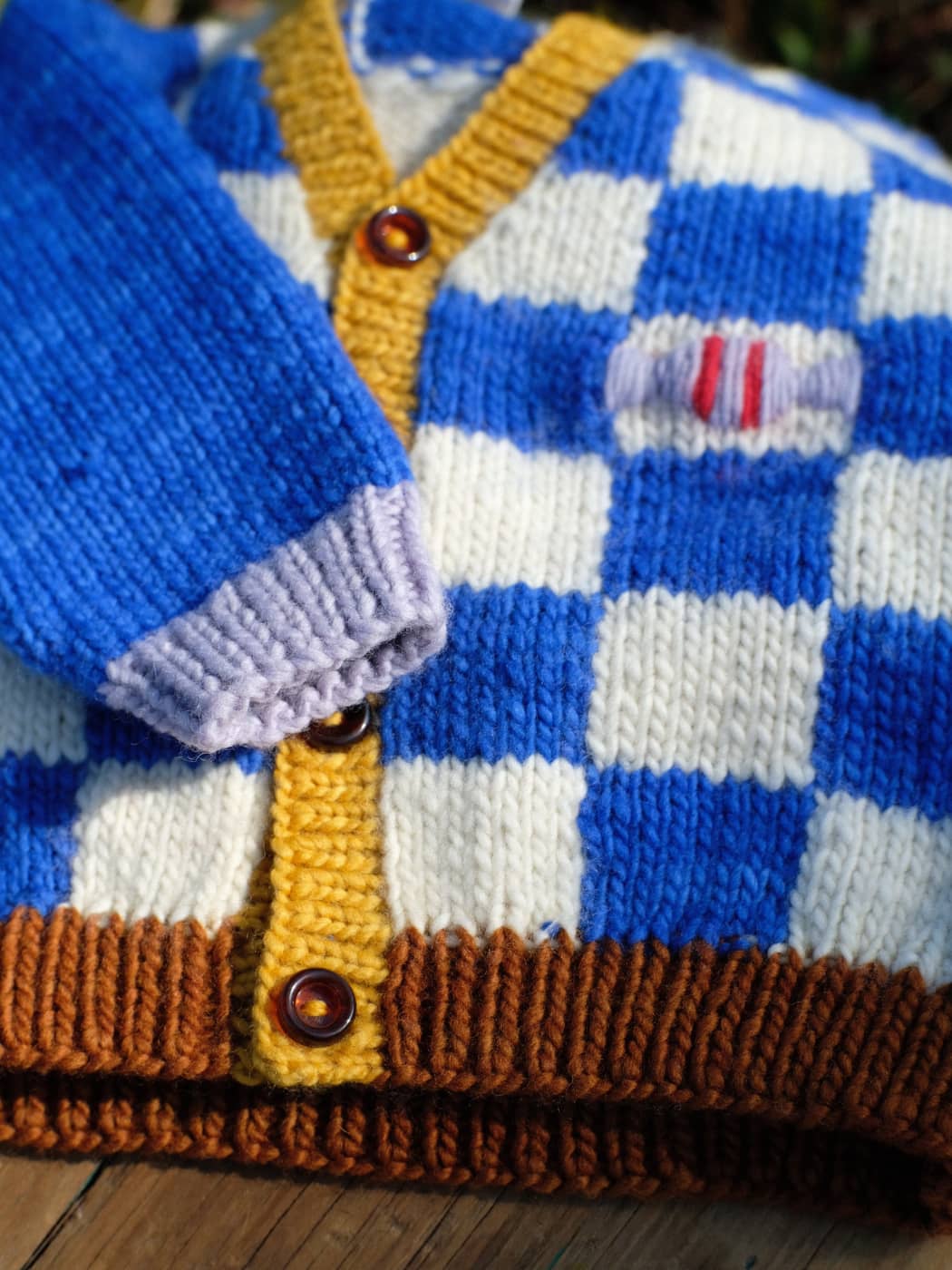 Chess Cardigan - Merino Wool