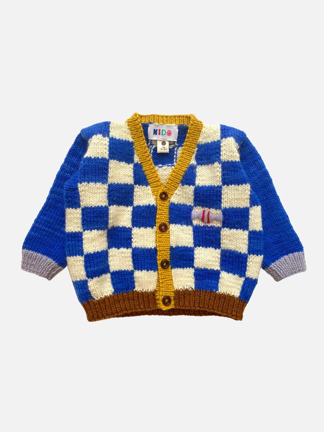 Chess Cardigan - Merino Wool