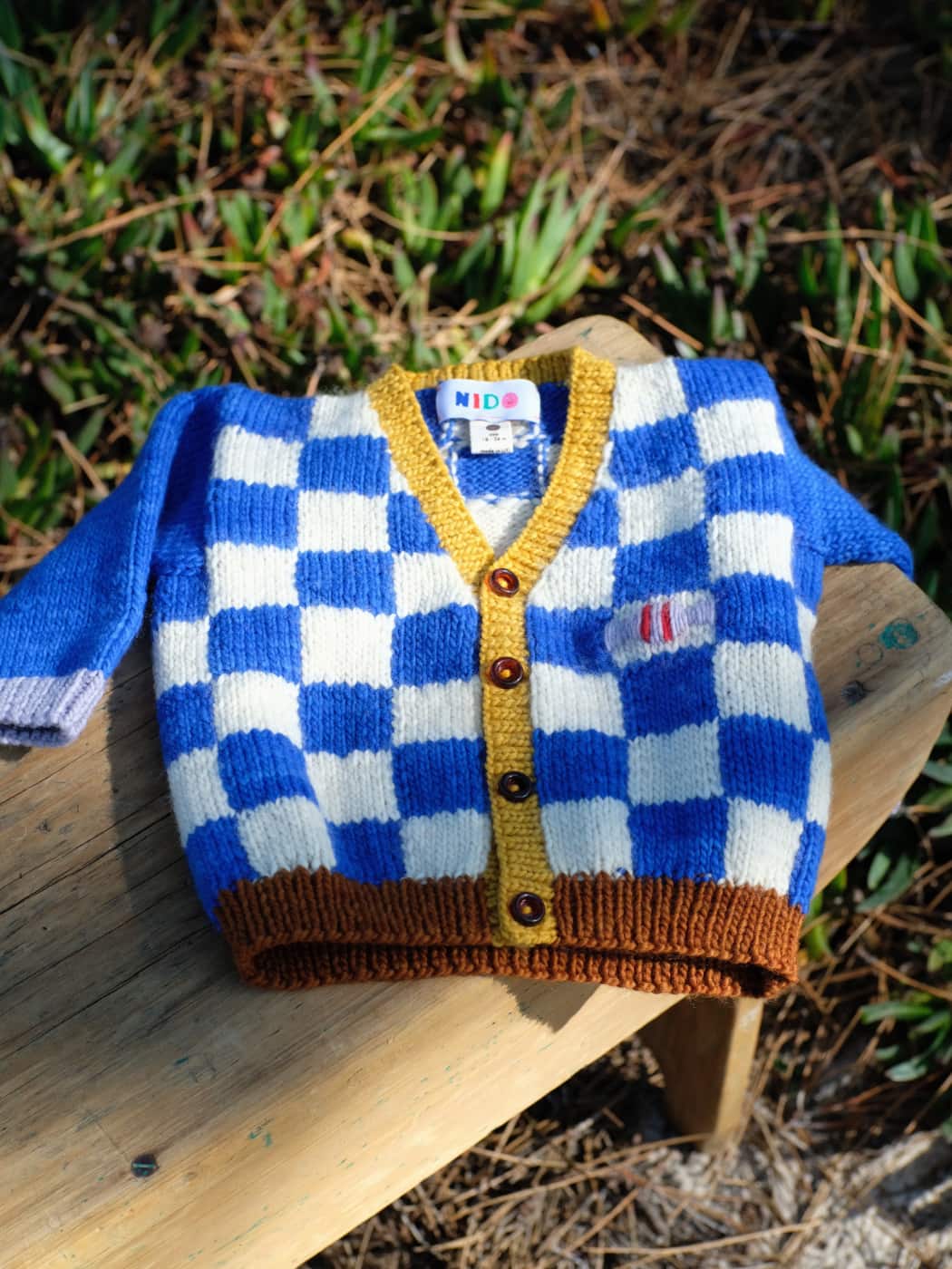 Chess Cardigan - Merino Wool