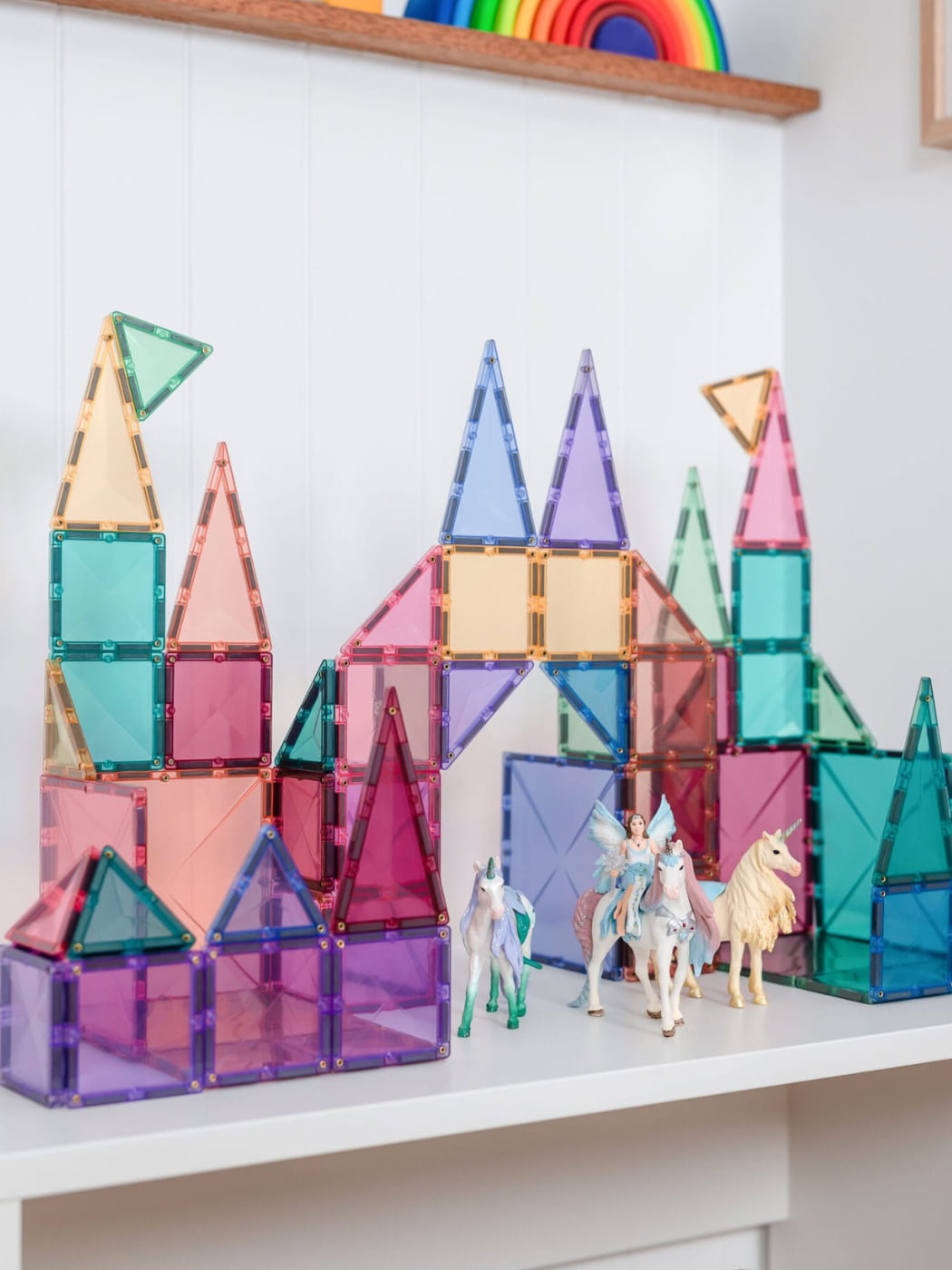 Magnet Tiles - 64 Piece Pastel Starter Pack