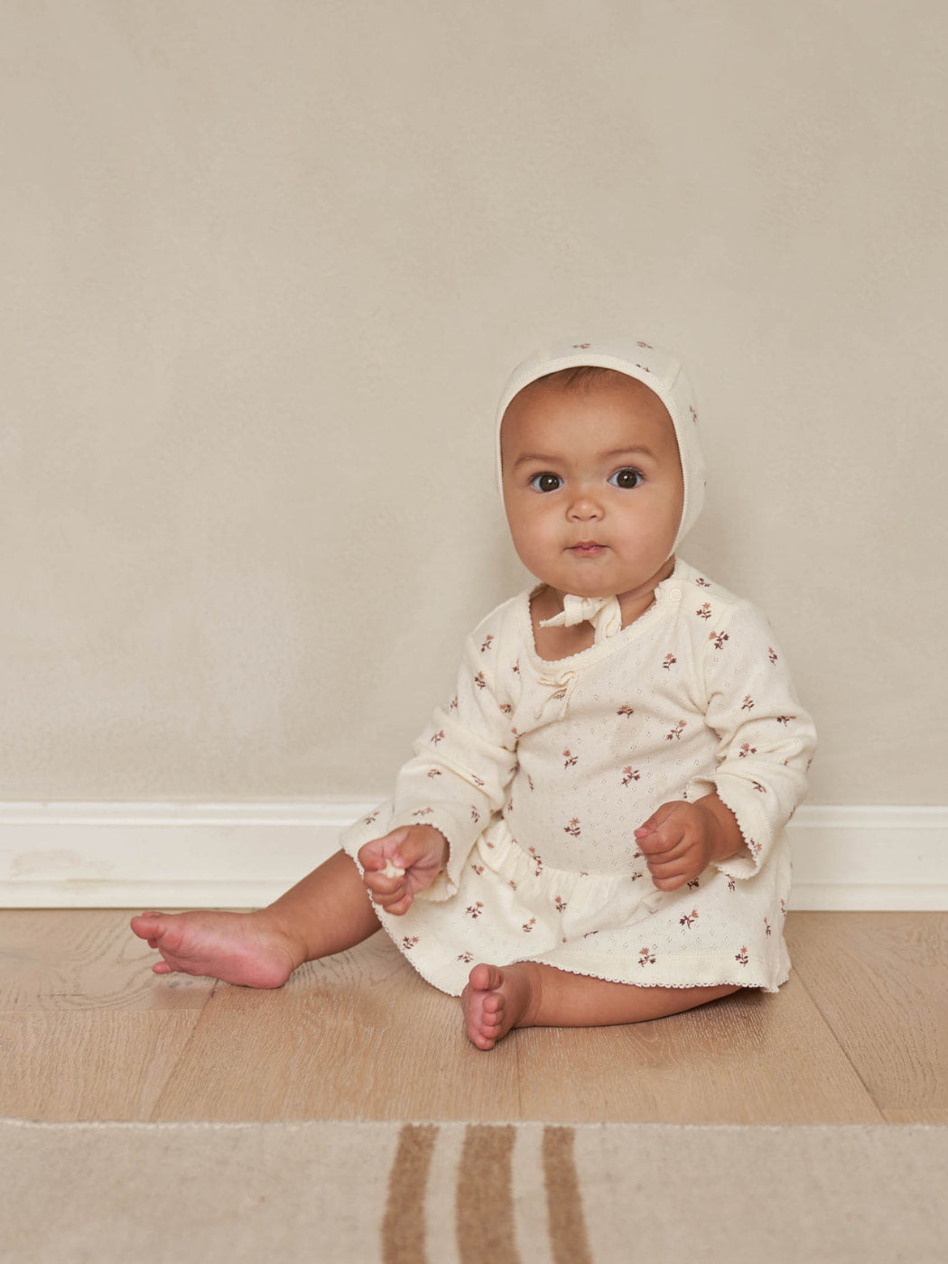 Pointelle Skirted Bodysuit - Rose Fleur