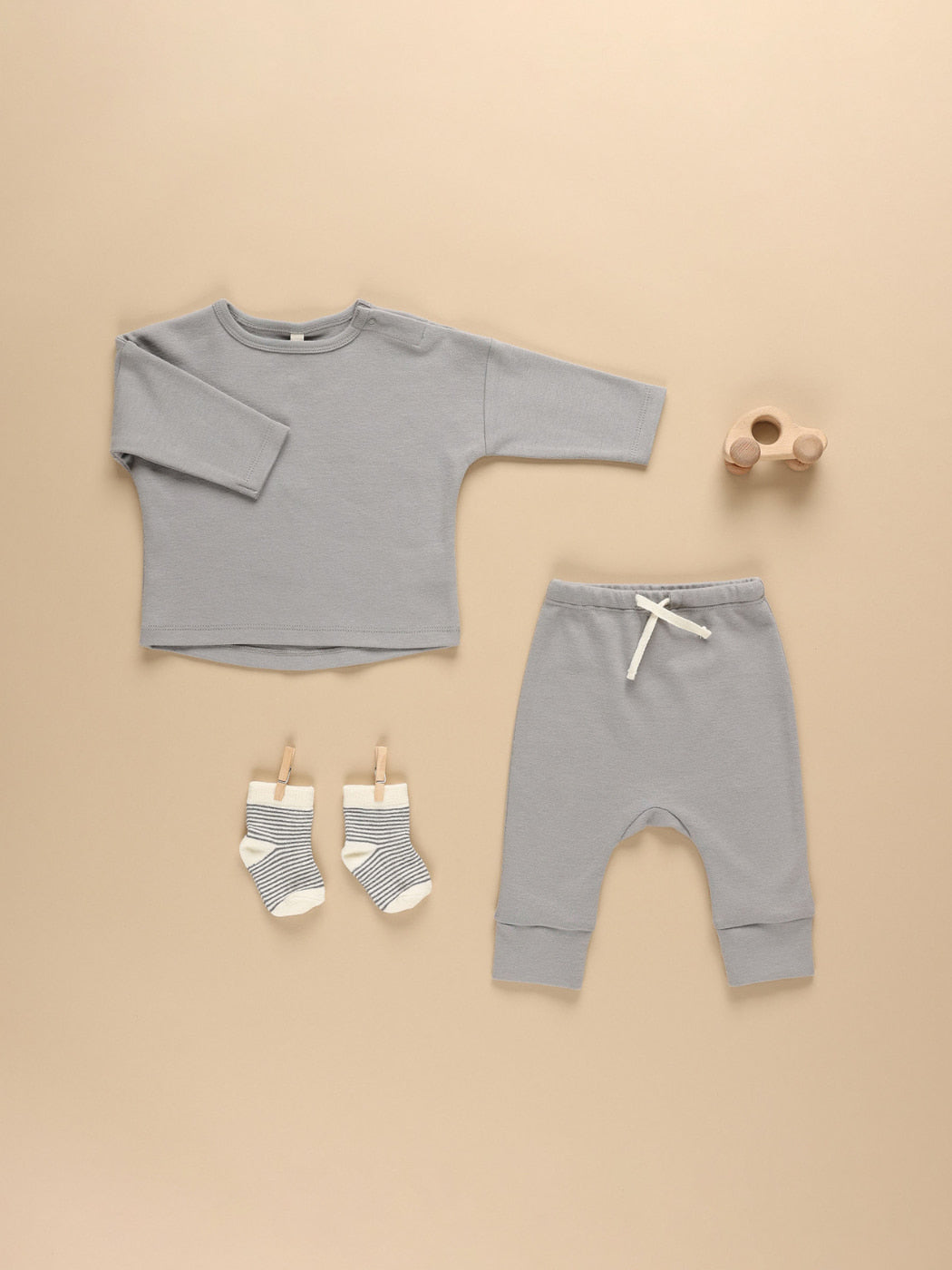 Long Sleeve Tee - Dusty Blue