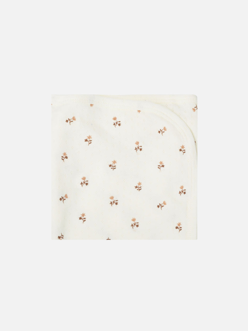 Pointelle Baby Blanket - Rose Fleur