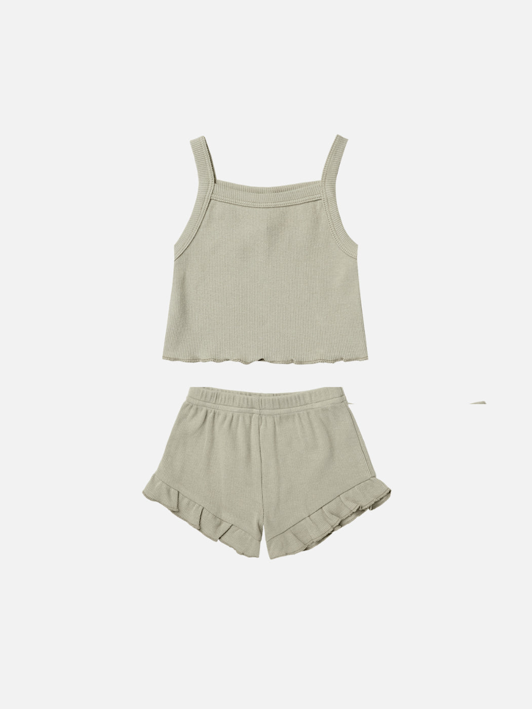 Evie Tank + Shortie Set - Pistachio