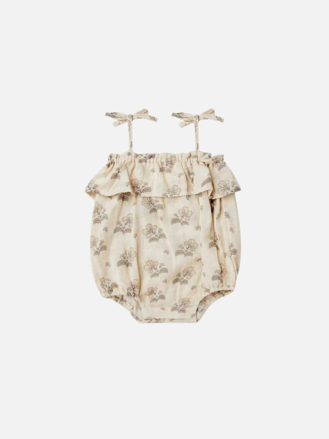 Ruffle Romper - Vintage Floral