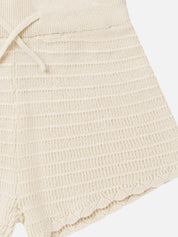 Strickshorts - Natur