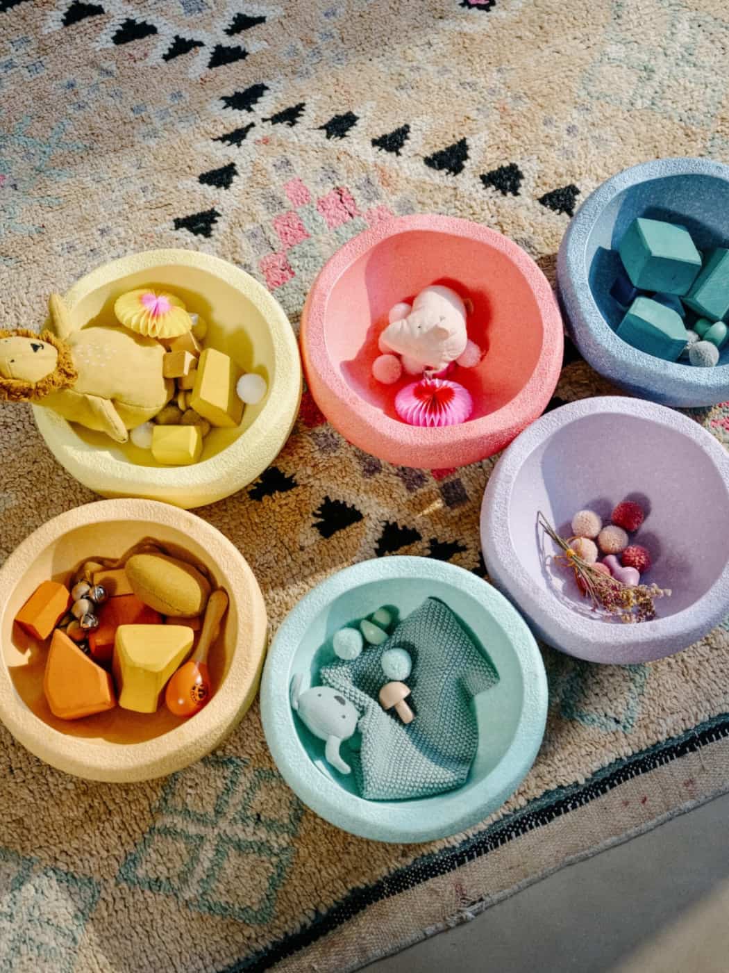 Balance Stepping Stones Original - Rainbow Pastel