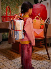 Small Envelope Backpack - Cloud Blue Stripes