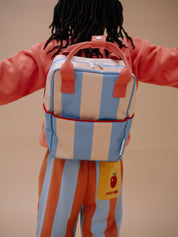 Small Envelope Backpack - Cloud Blue Stripes