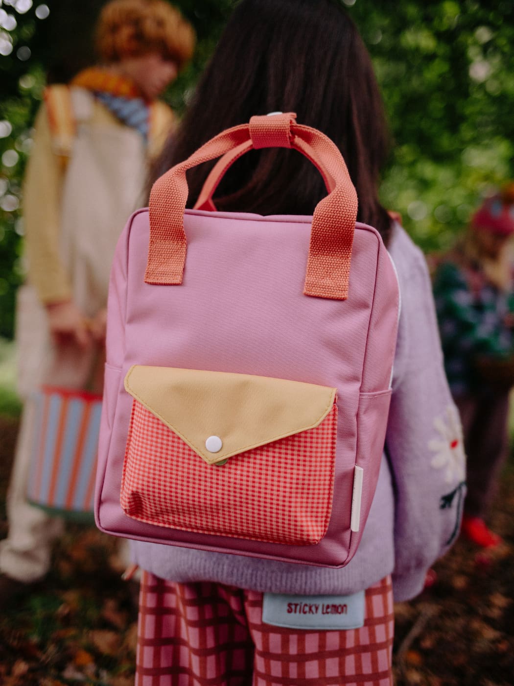 Small Envelope Backpack - Rosebay Pink