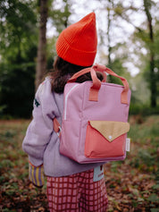 Small Envelope Backpack - Rosebay Pink