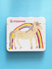 Tin of 8 Wax Crayons - Special Rainbow Edition