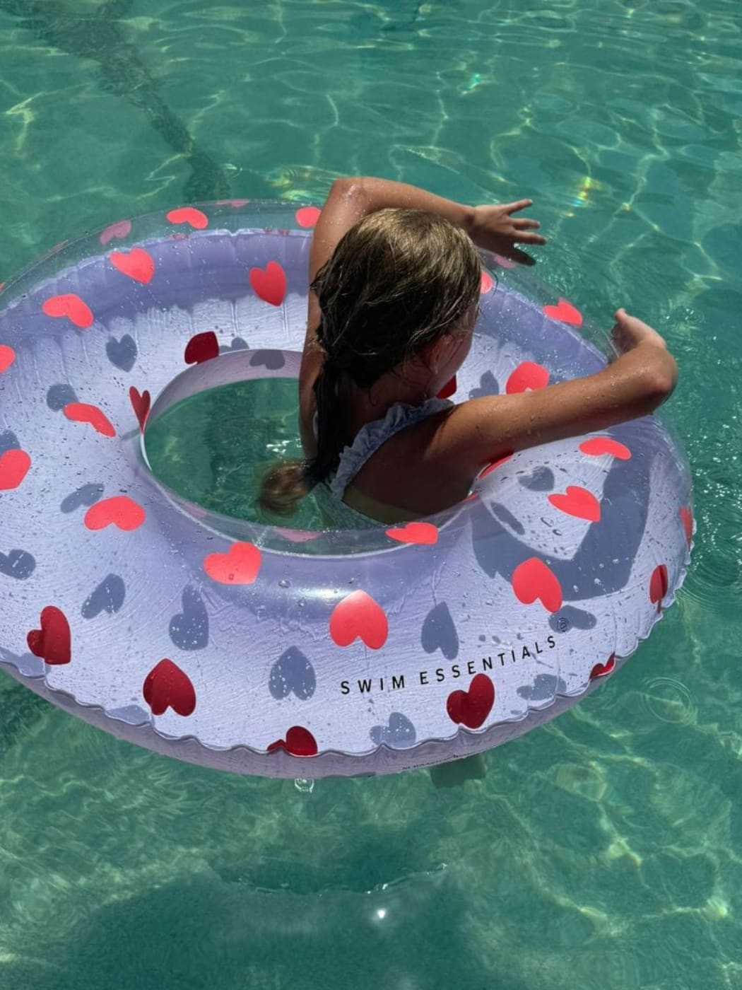 Medium Swim Ring - Sweet Hearts