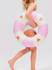 Small Swim Ring - Cozy Hearts