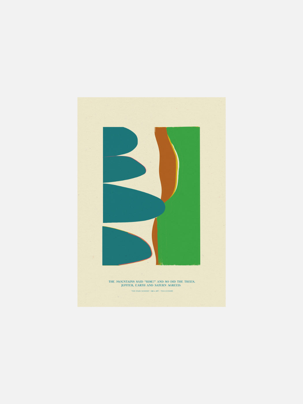 The Mountains - A4 Print