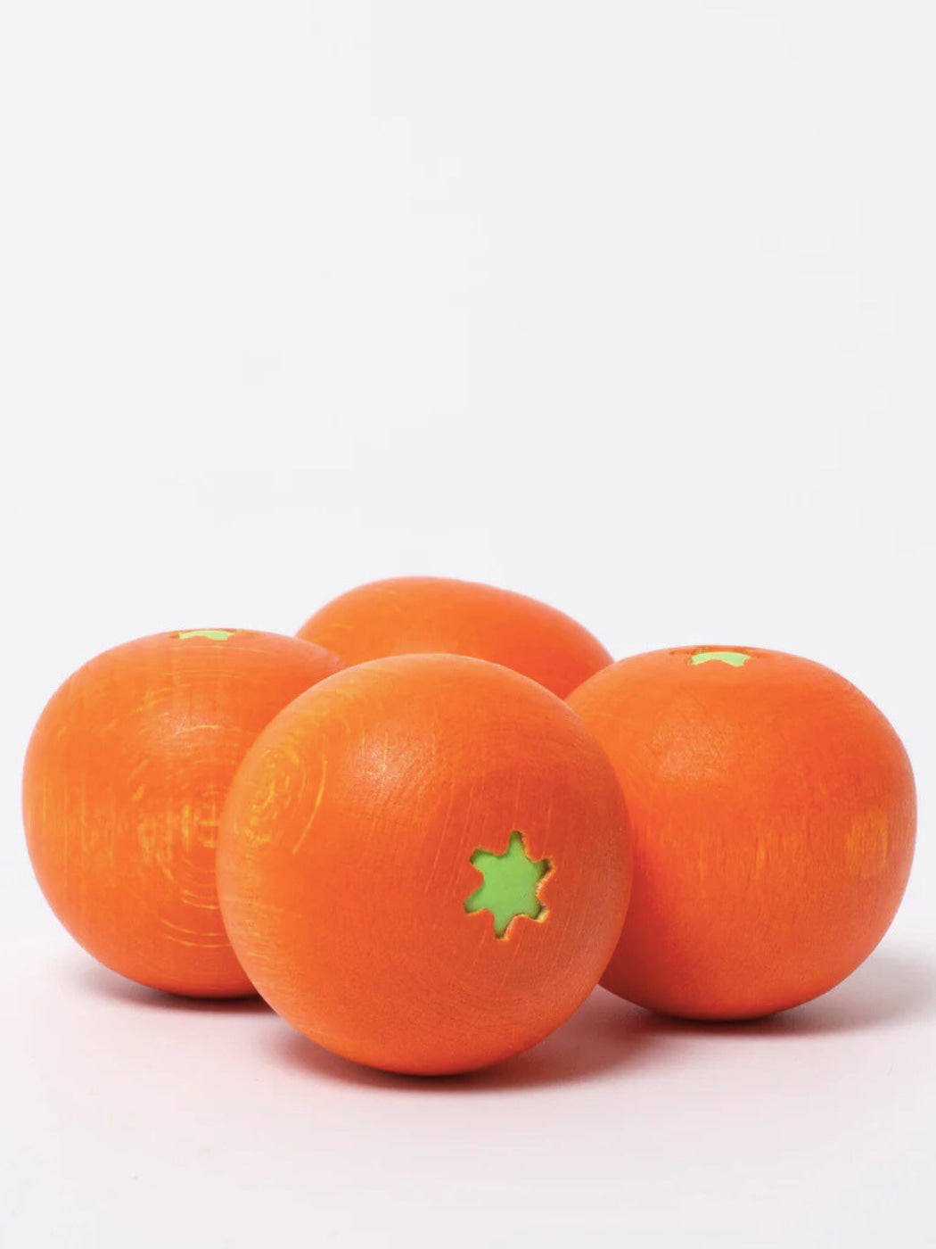 Wooden Mandarins in a Net