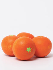 Wooden Mandarins in a Net