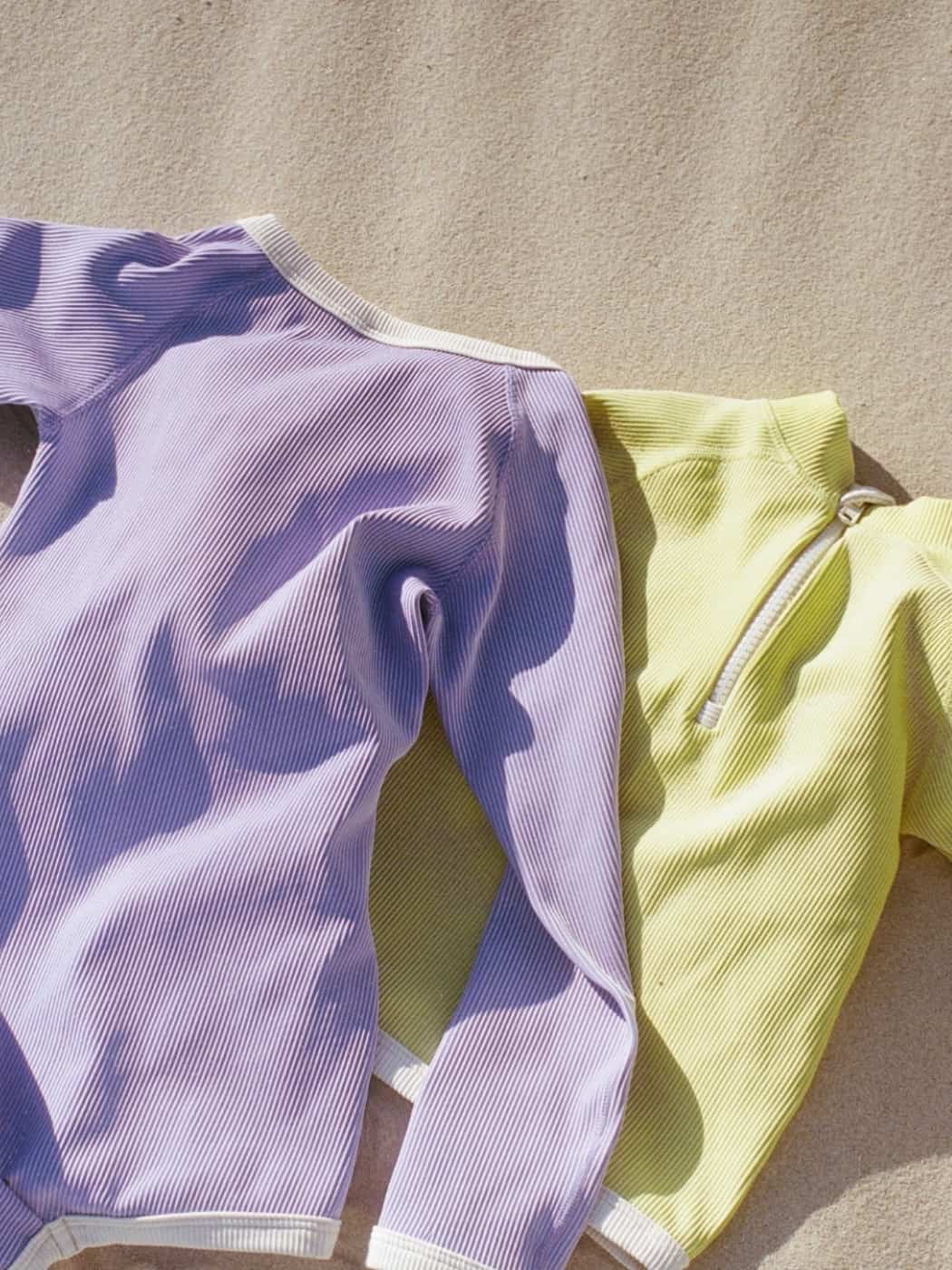 Rib Rashie - Citrus Mini Stripe