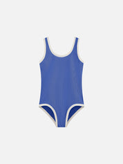 Rib Scoop One Piece - Sea Blue