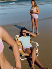 Rib Boy Short - Lilac