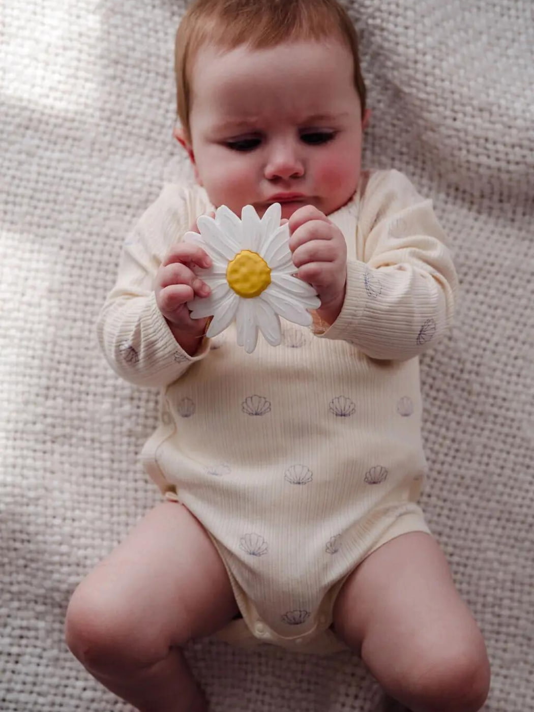 Silicone Teether - Milk Daisy