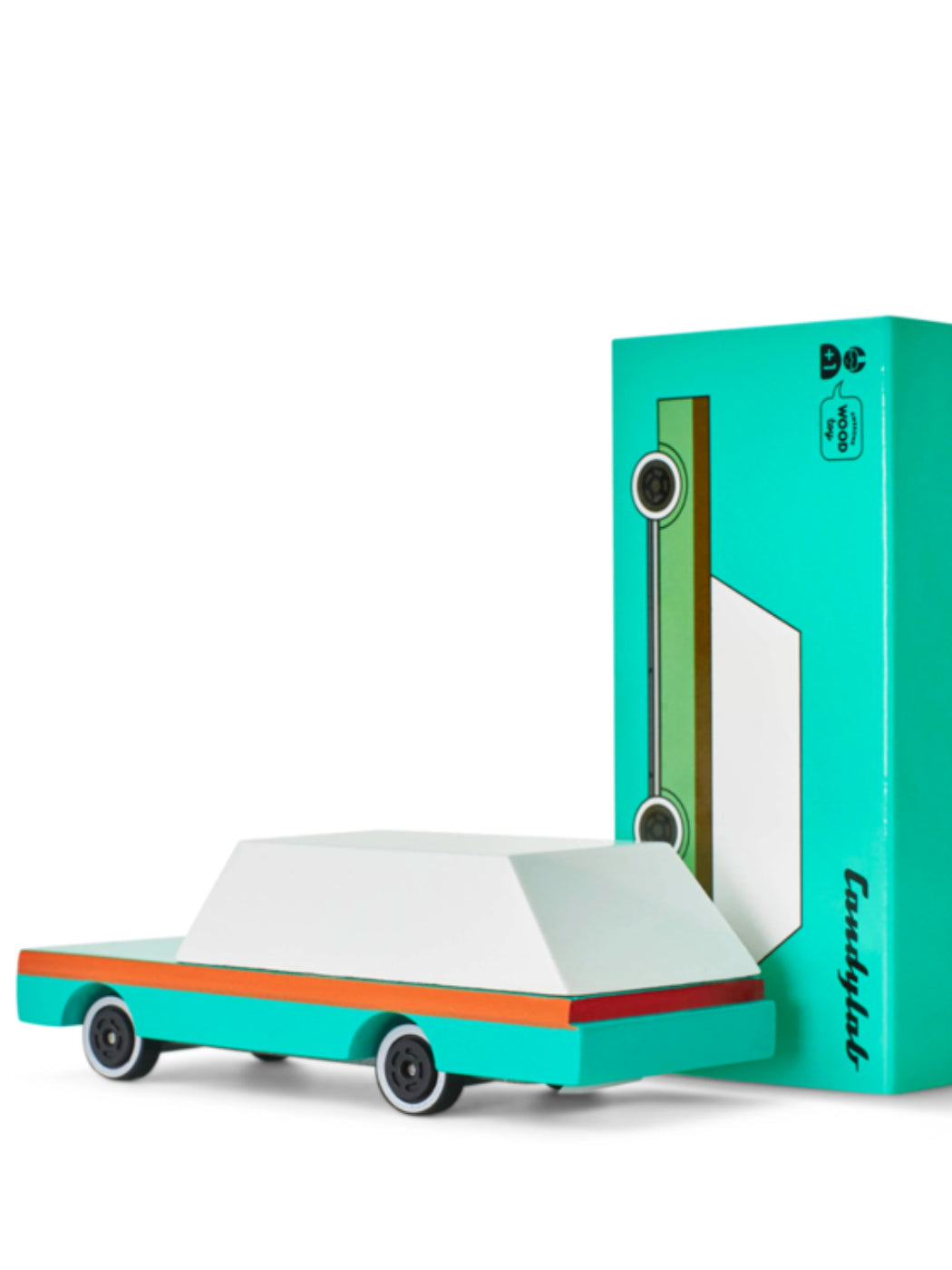 Small Candylab Car - Teal Wagon