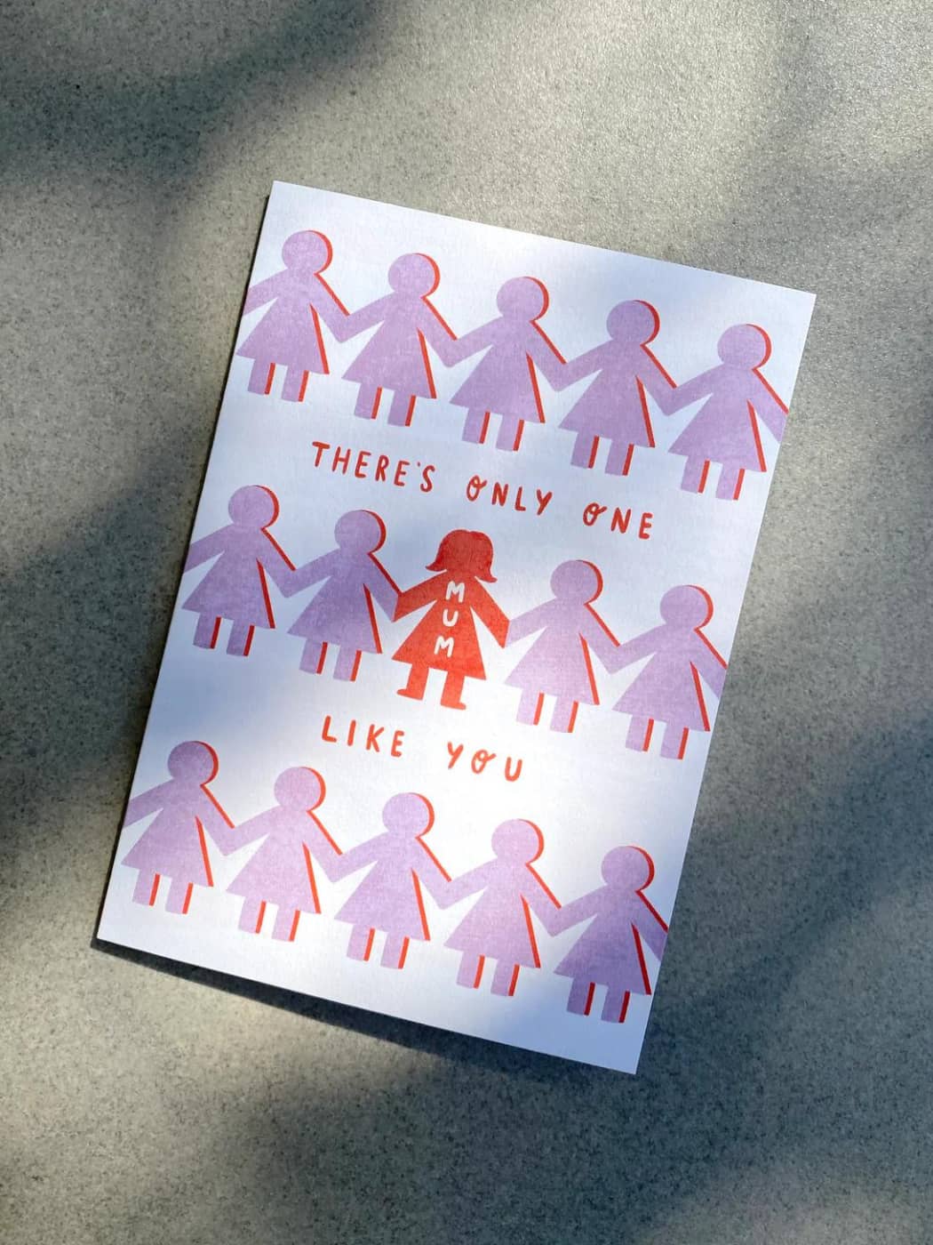 Mum Paper Dolls Card