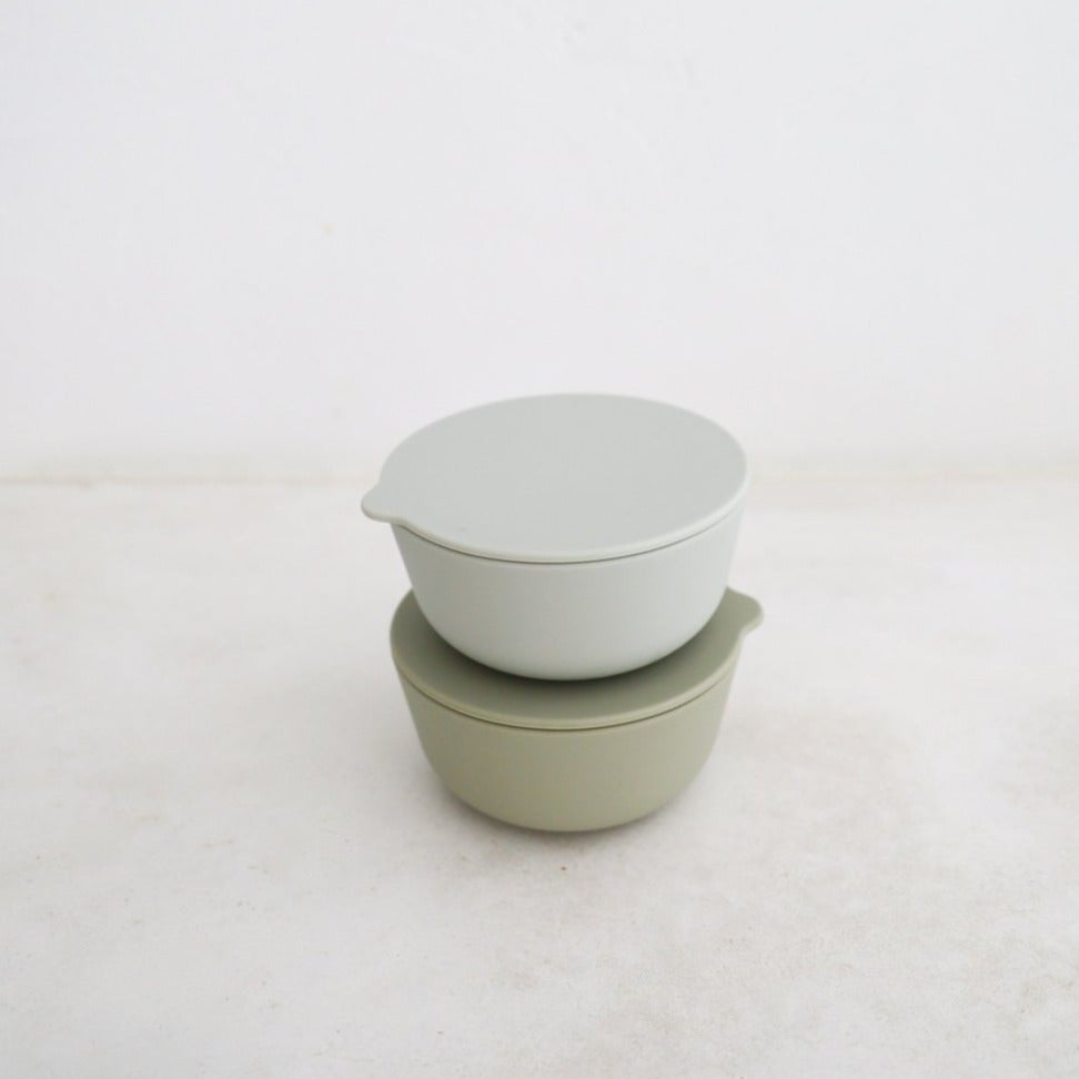 Silicone Bowl + Lid - Cloud