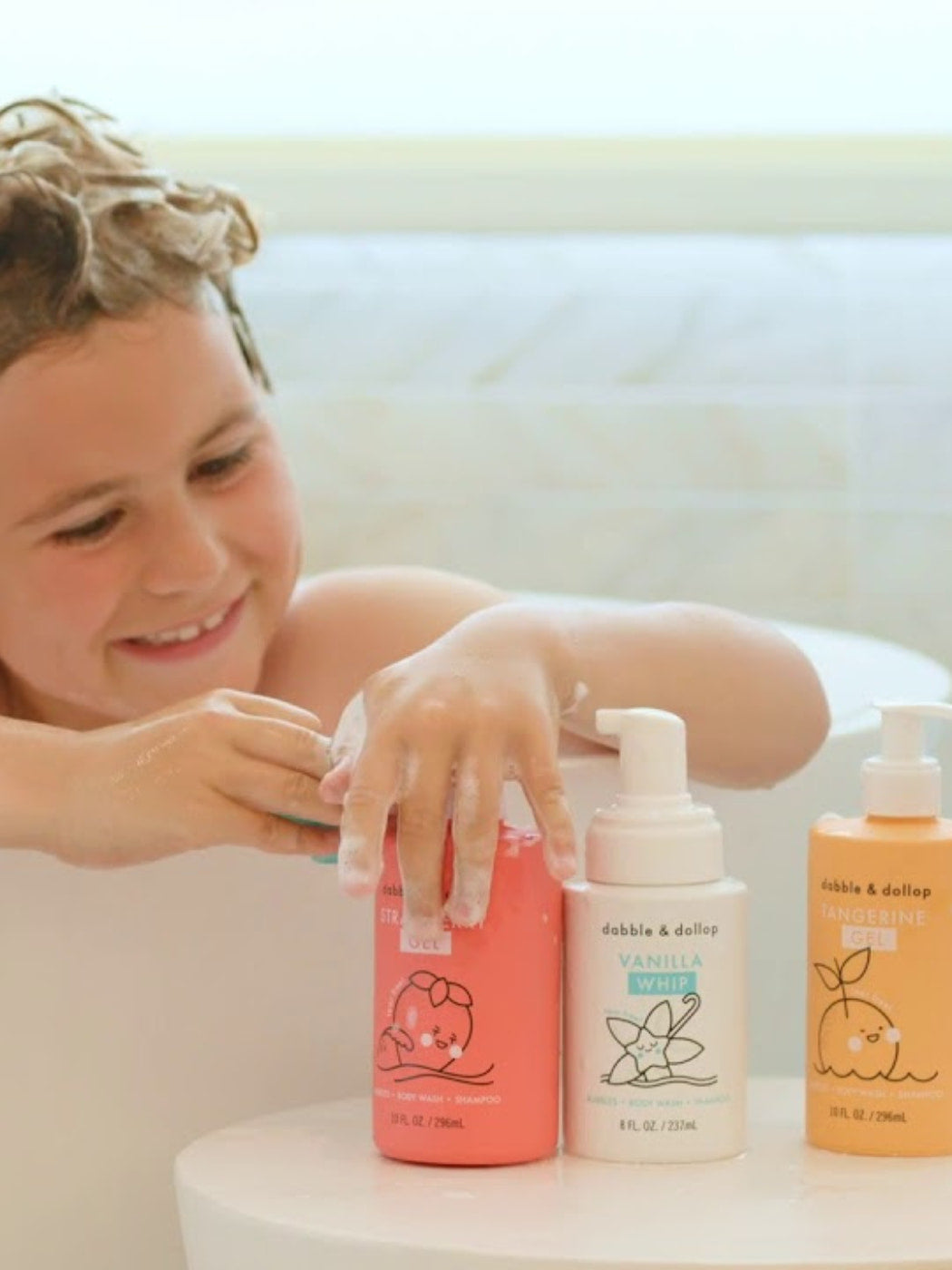 Foaming Shampoo, Bubble Bath & Body Wash - Vanilla