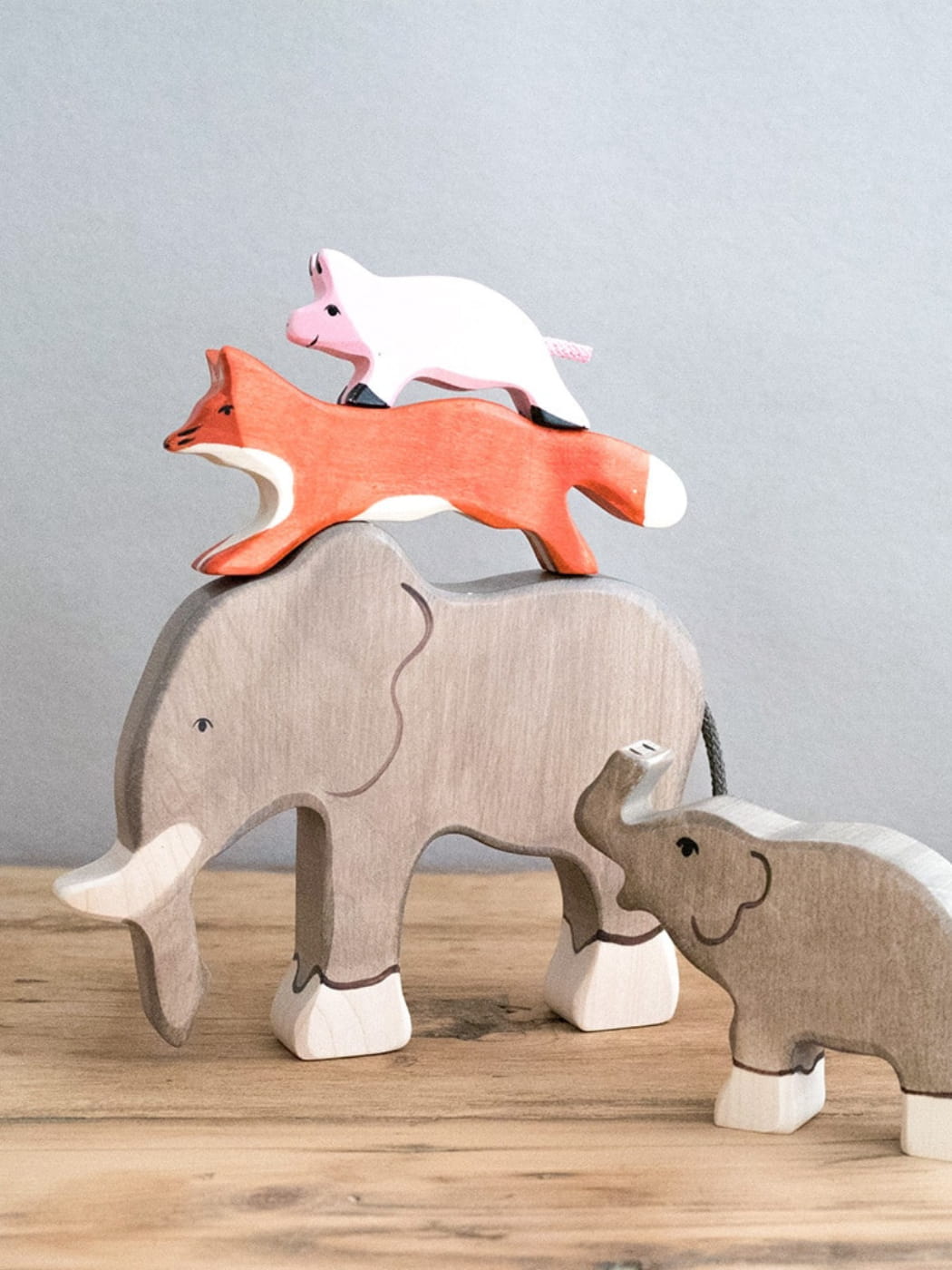 Elefant aus Holz