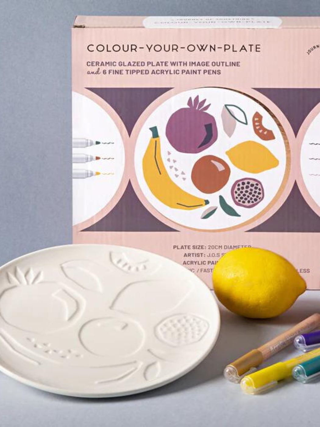 Paint Your Own Plate - Tutti Frutti