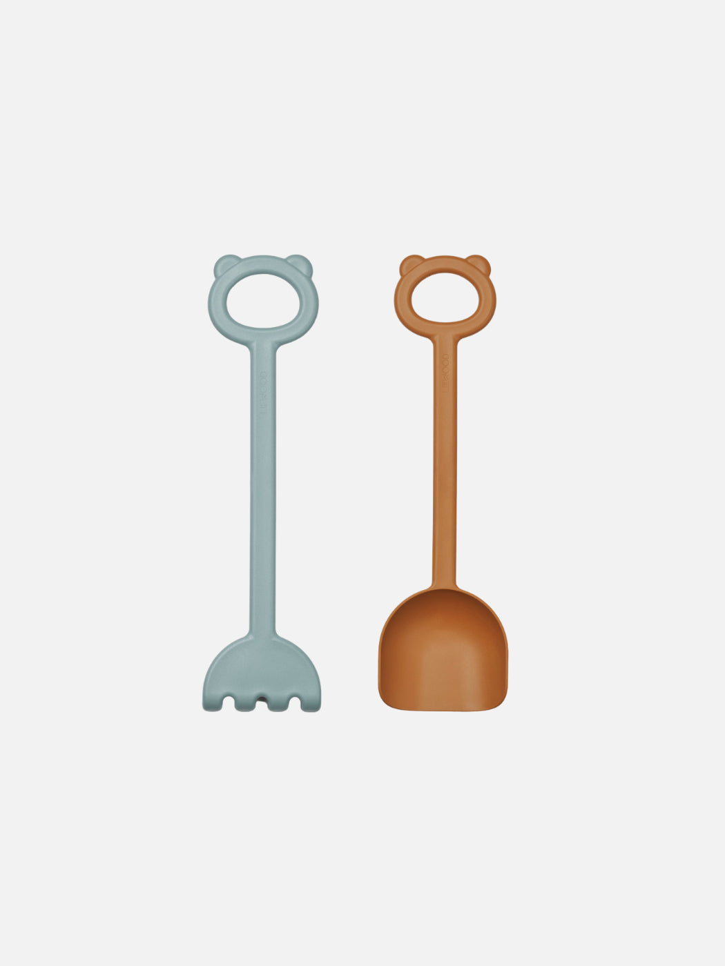 Shovel and Rake - Mustard and Sea Blue