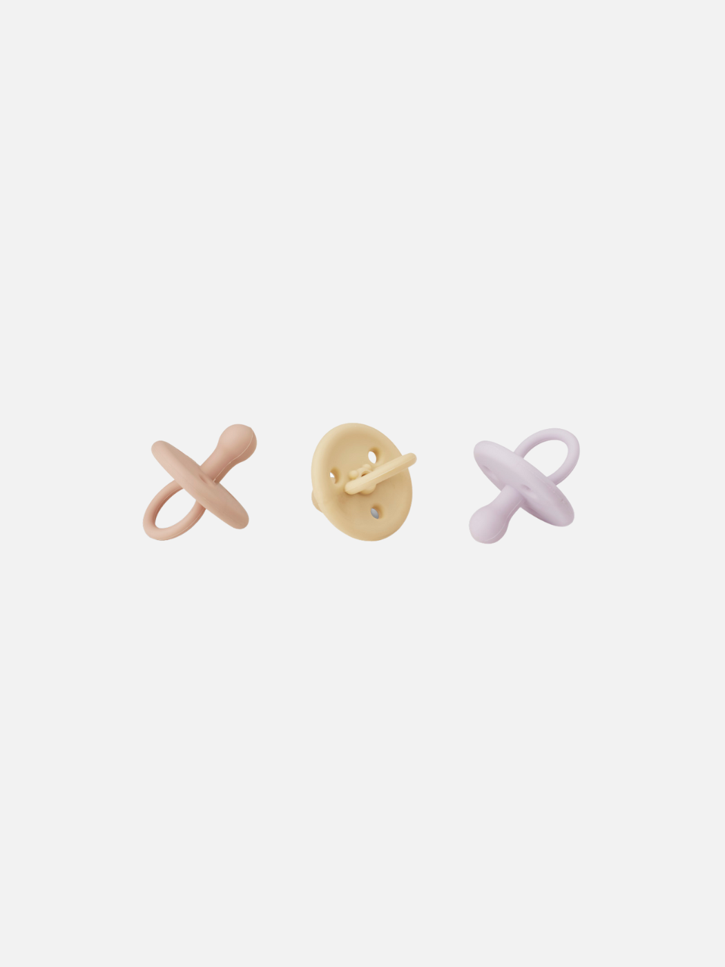 Silicone Dummy 3 Pack - Lavender Mix