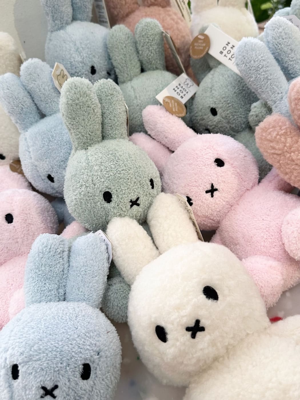 Miffy Plush - Terry Soft Green