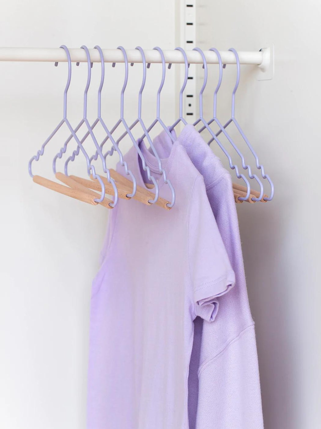 Kids Top Hangers 10 Pack - Lilac