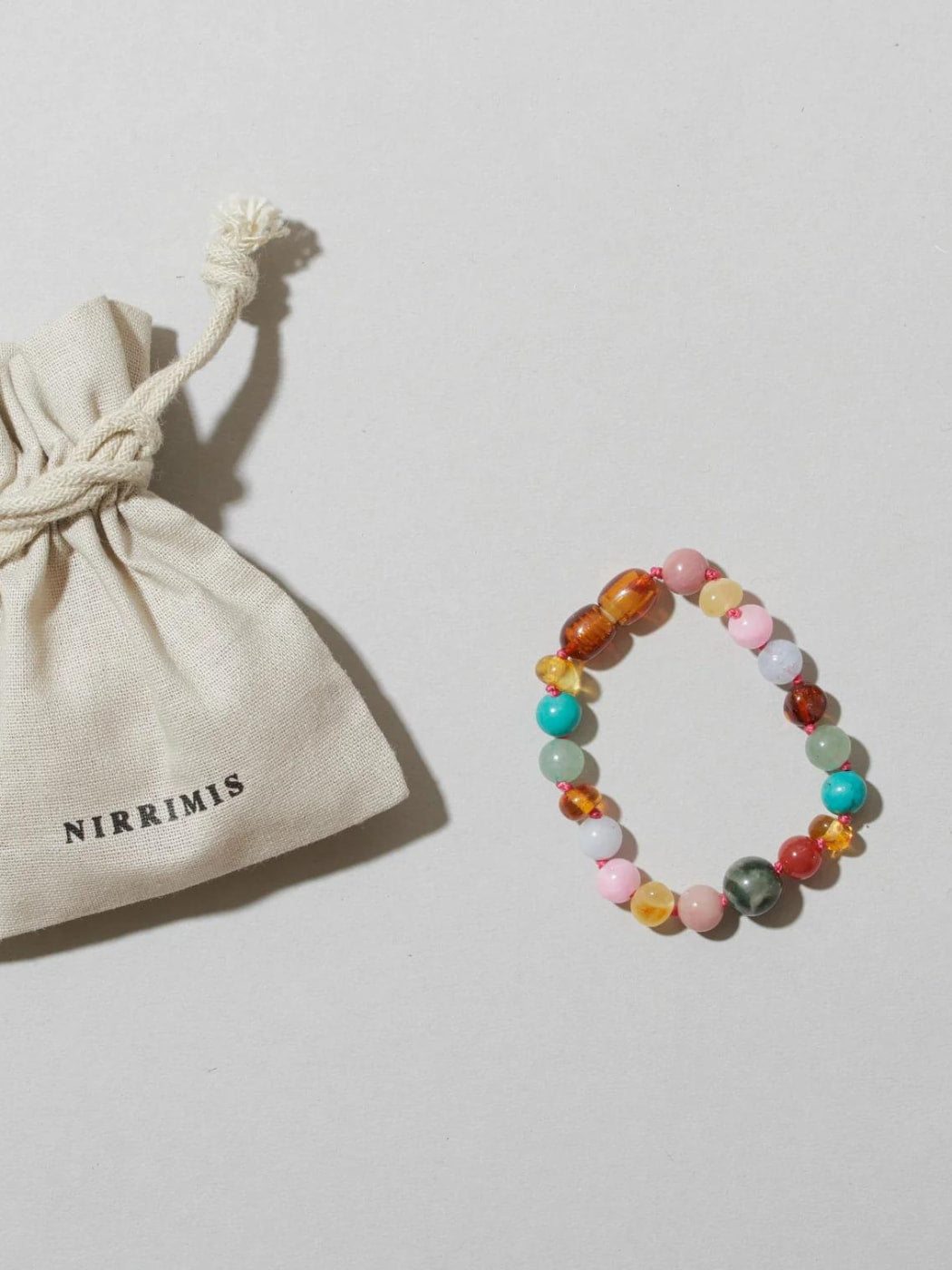 Amber + Gemstone Bracelet - Billie