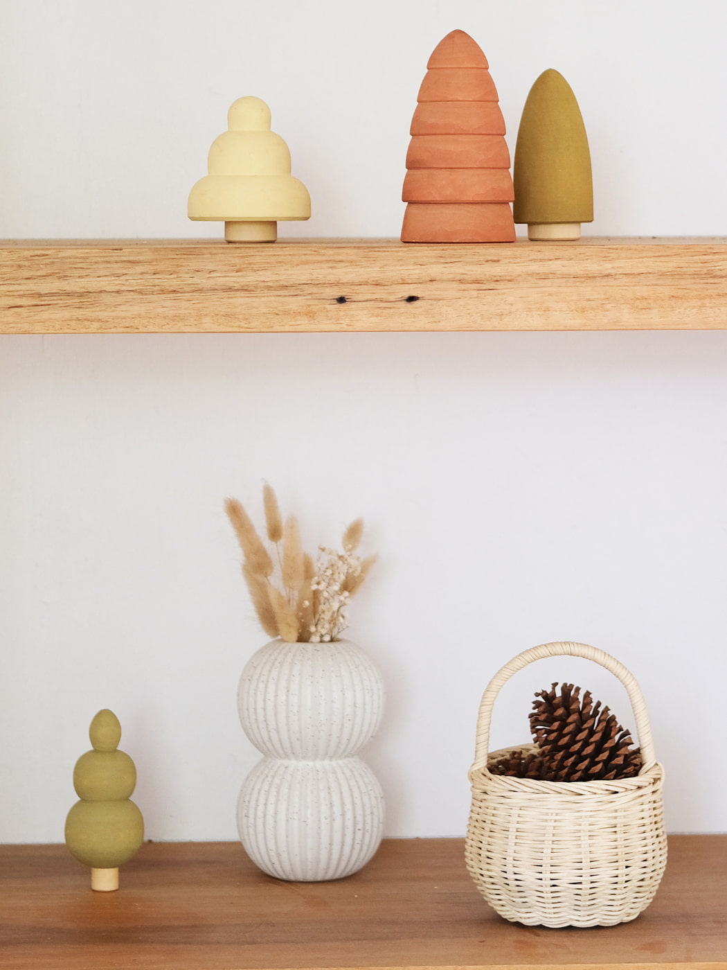 Rattan Berry Basket - Straw