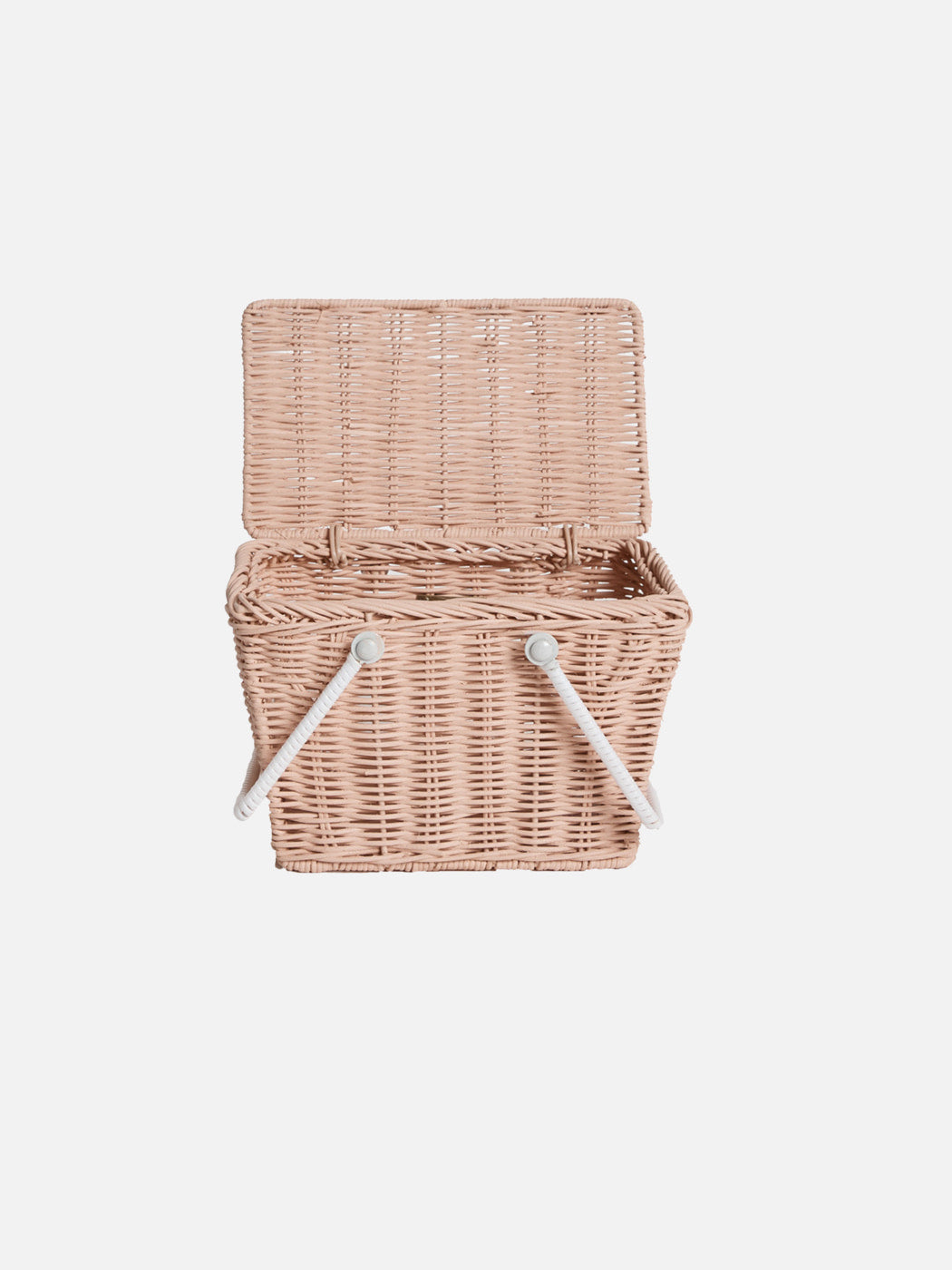 Piki Rattan Basket - Rose