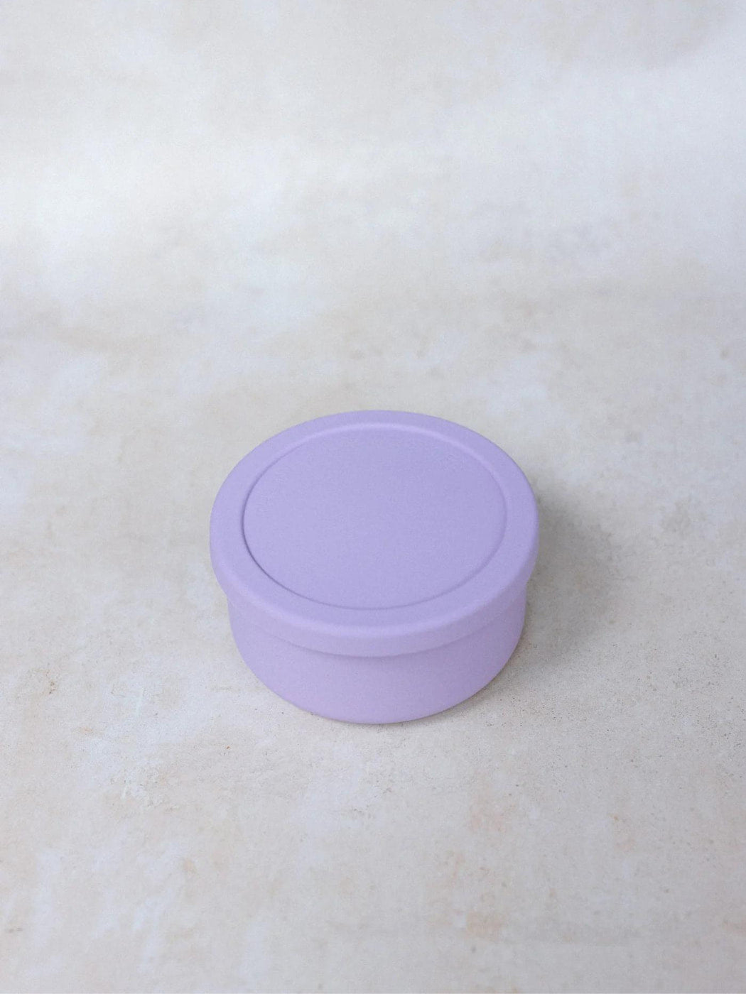 Silicone Round Container Large - Lilac
