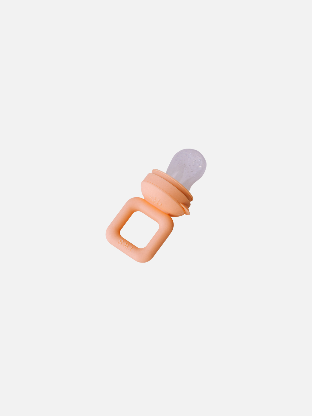 Silicone Teether Feeder - Papaya