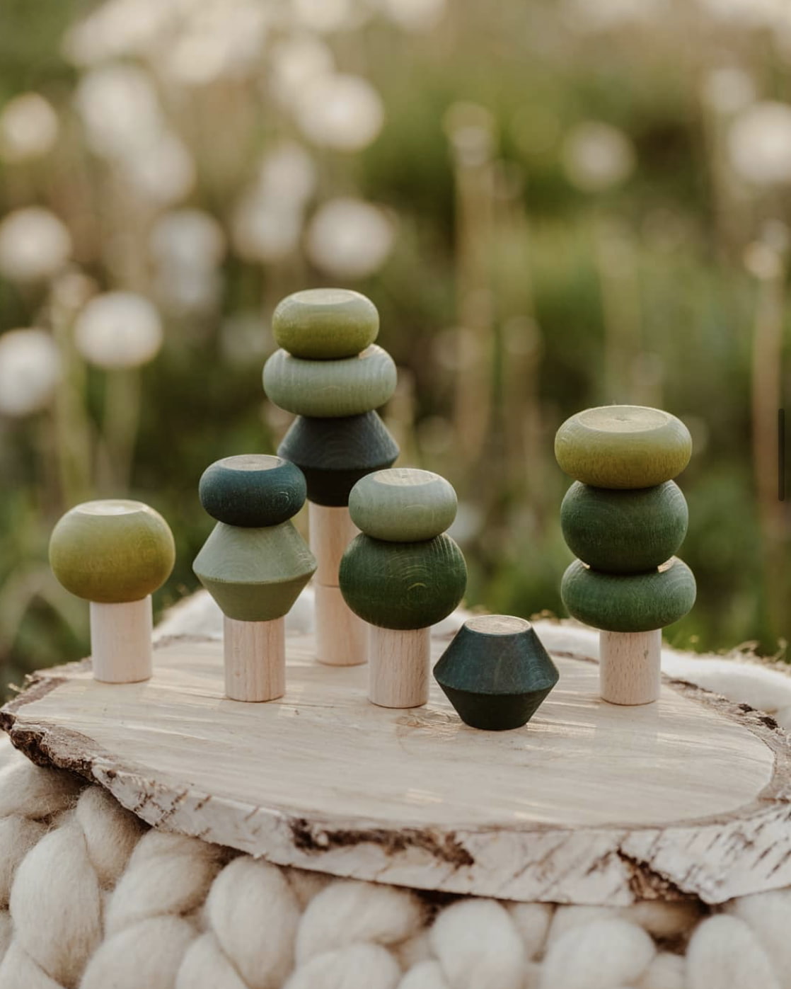 Wooden Stacking Trees