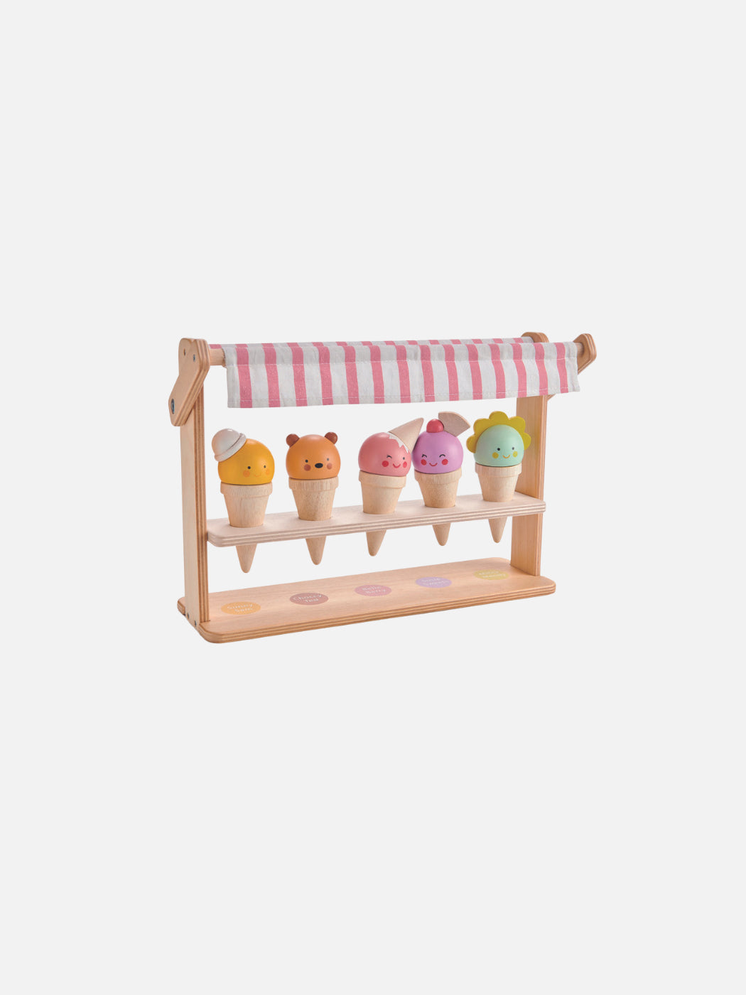 Wooden Ice Cream Scoops + Smiles