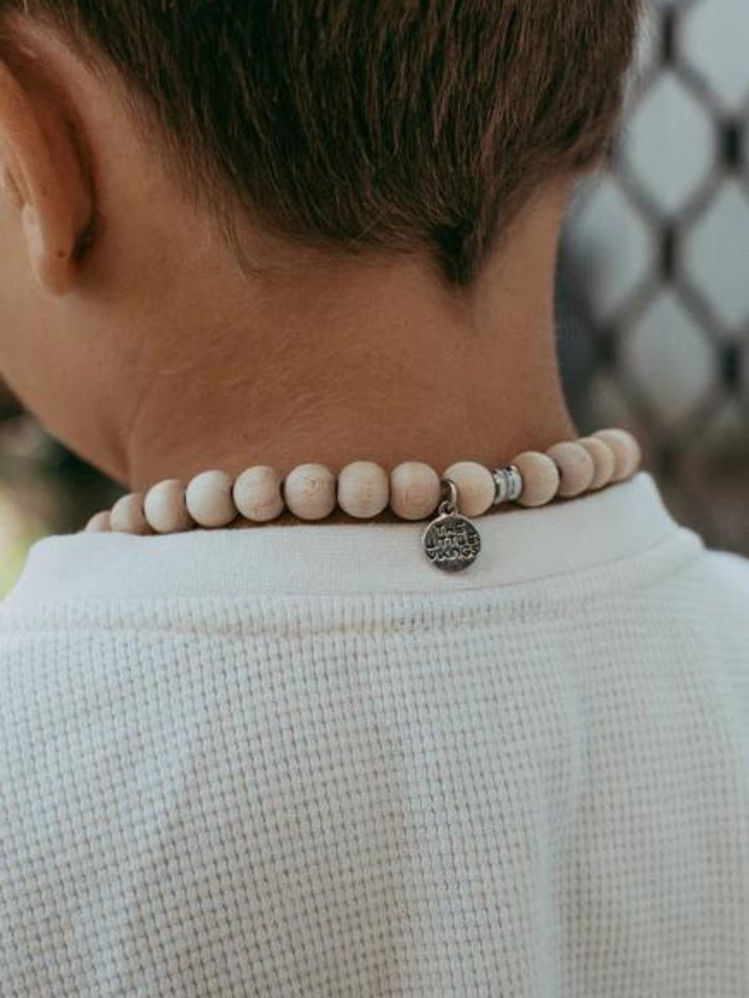 Wooden Animal Necklace - Natural Dolphin